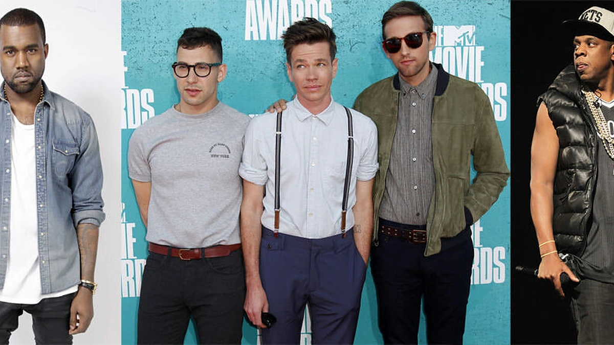 Kanye Westas (kairėje), „fun.“ ir Jay-Z