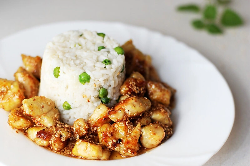 Traški vištiena su sezamais kiniškai