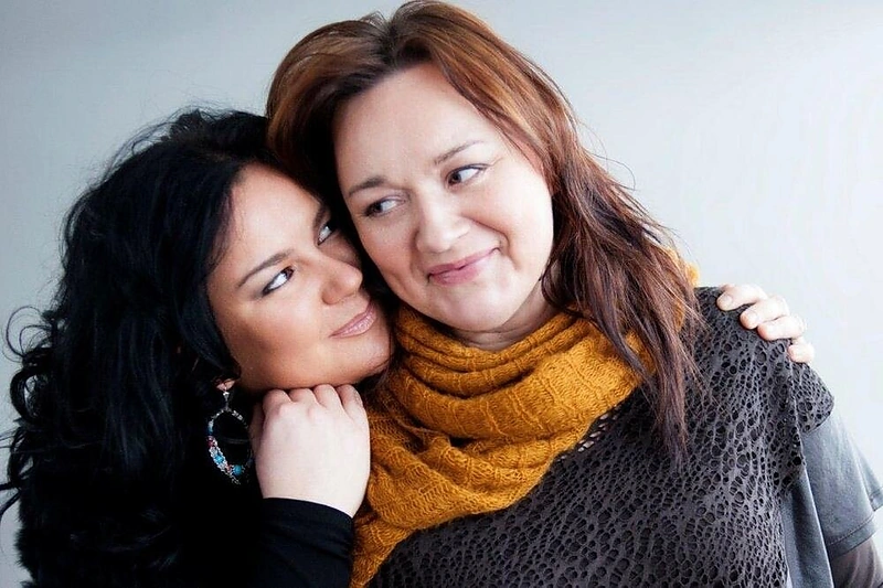 Rosita Čivilytė su dukra Agneta