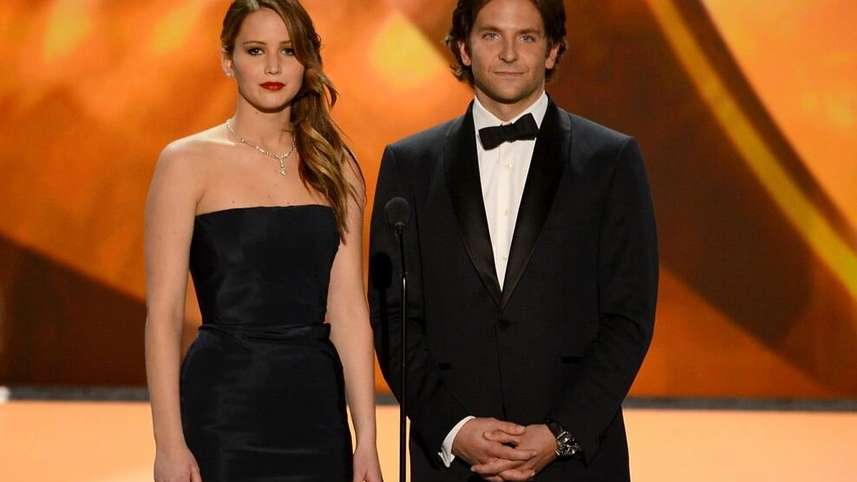 Jennifer Lawrence ir Bradley Cooperis