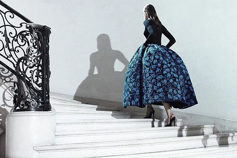 Christian Dior aukštosios mados kolekcijos užkulisiai.