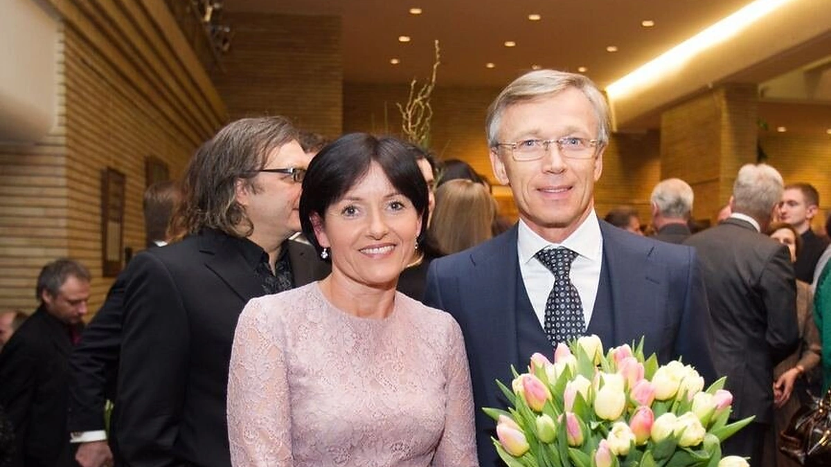 Arvydas Avulis su žmona Rita