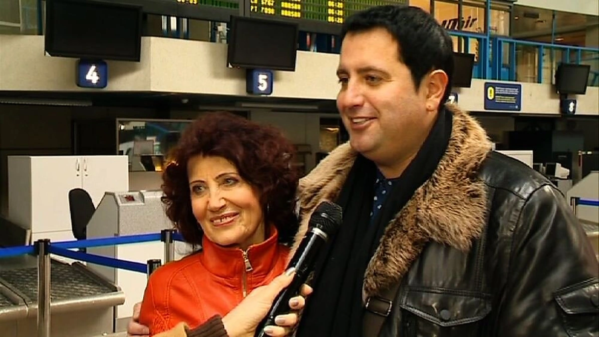 Rytis Cicinas su mama Rasa