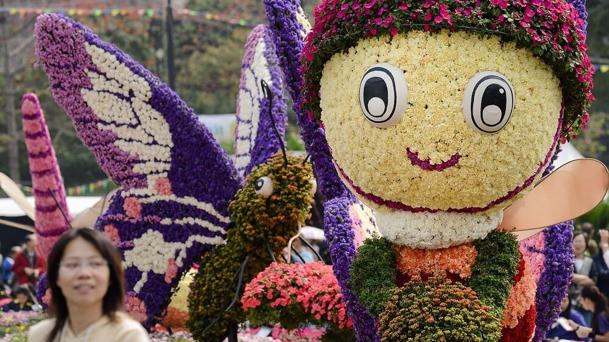 Gėlių paradas Honkonge