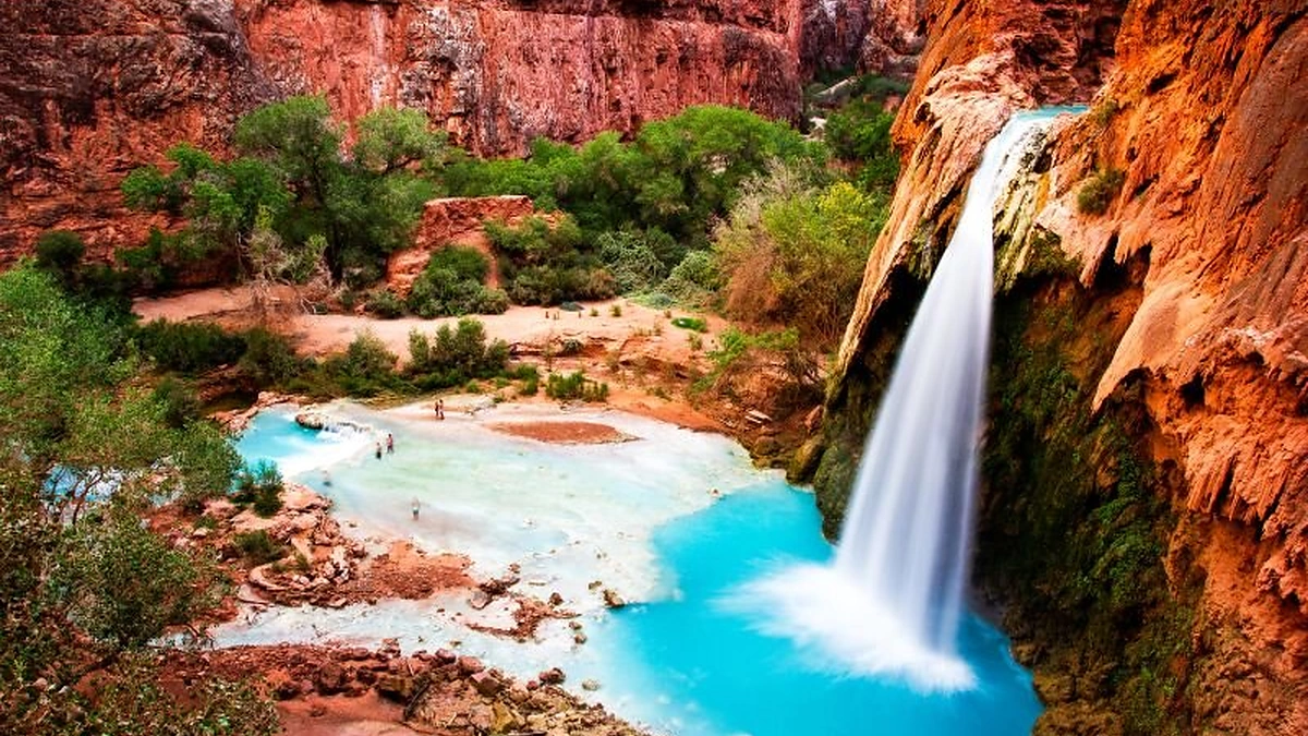 Havasu krioklys Didžiajame kanjone, JAV