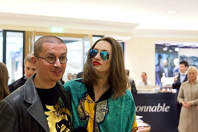 Aleksandras Pogrebnojus ir Monika Račiūnaitė