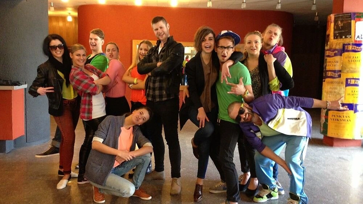 Šarūnas Kirdeikis su komanda radijo stotyje ZIP FM