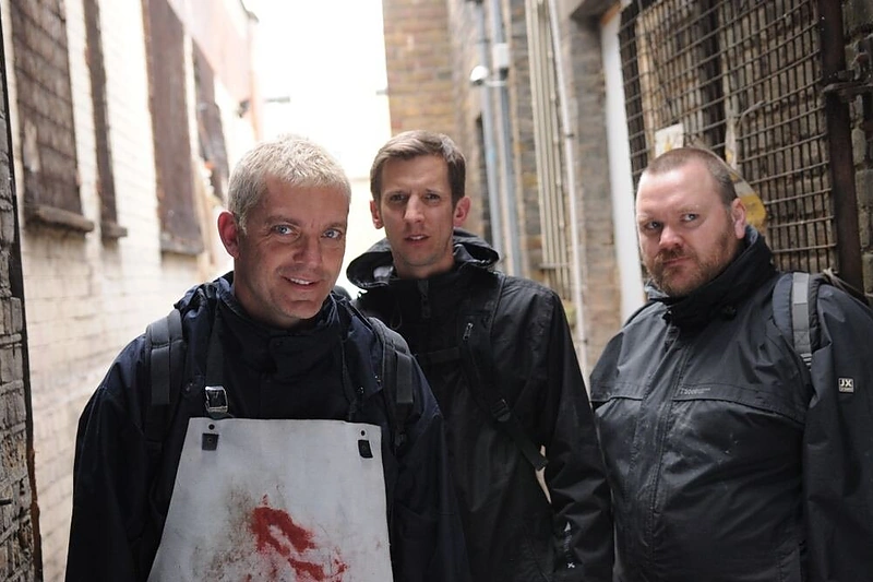 Emilio filmo „Redirected“ filmavimas Londone