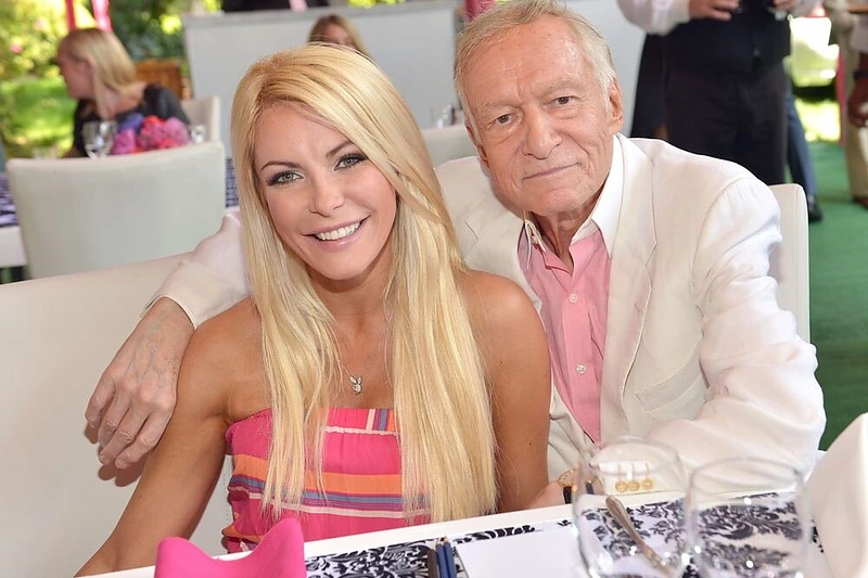 Hugh Hefneris ir Crystal Harris
