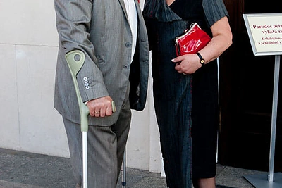 Juozas Olekas su žmona Aurelija