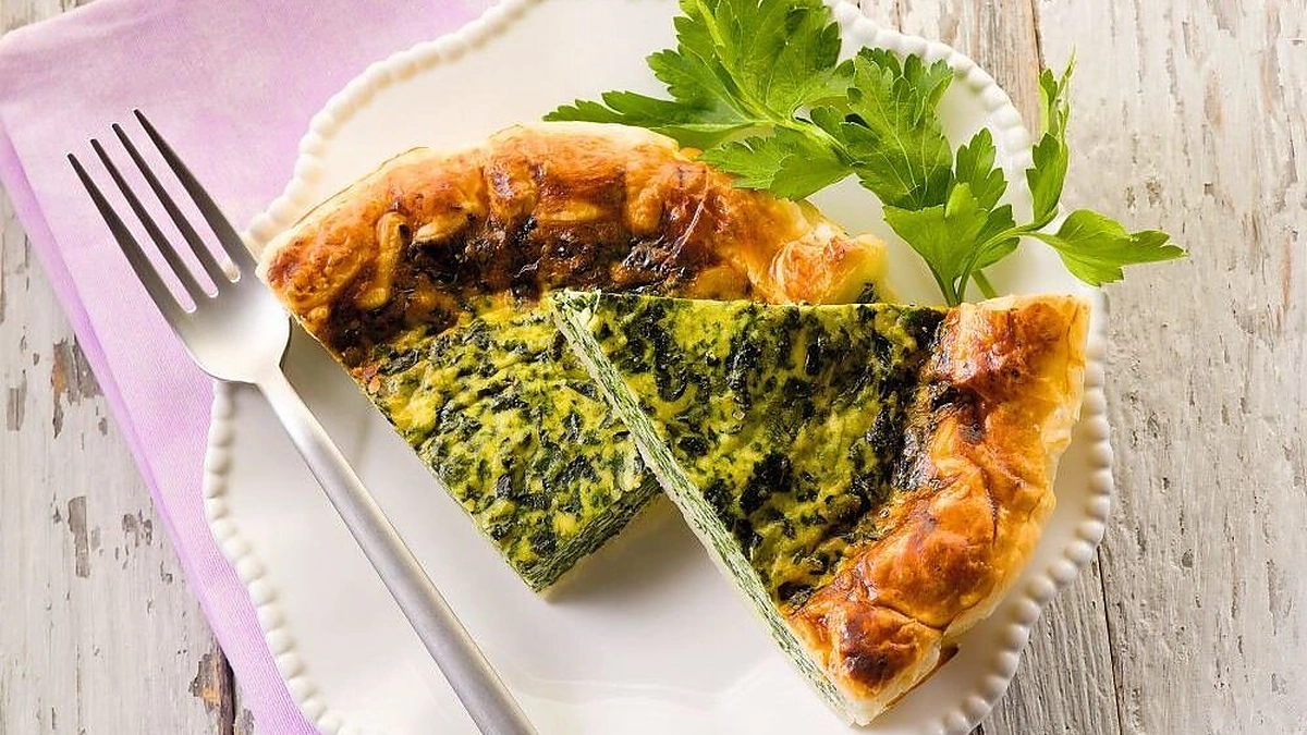 Pyragas su špinatais