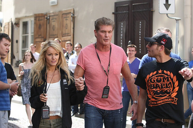 Davidas Hasselhoffas su mylimąja Hayley Roberts Vilniuje