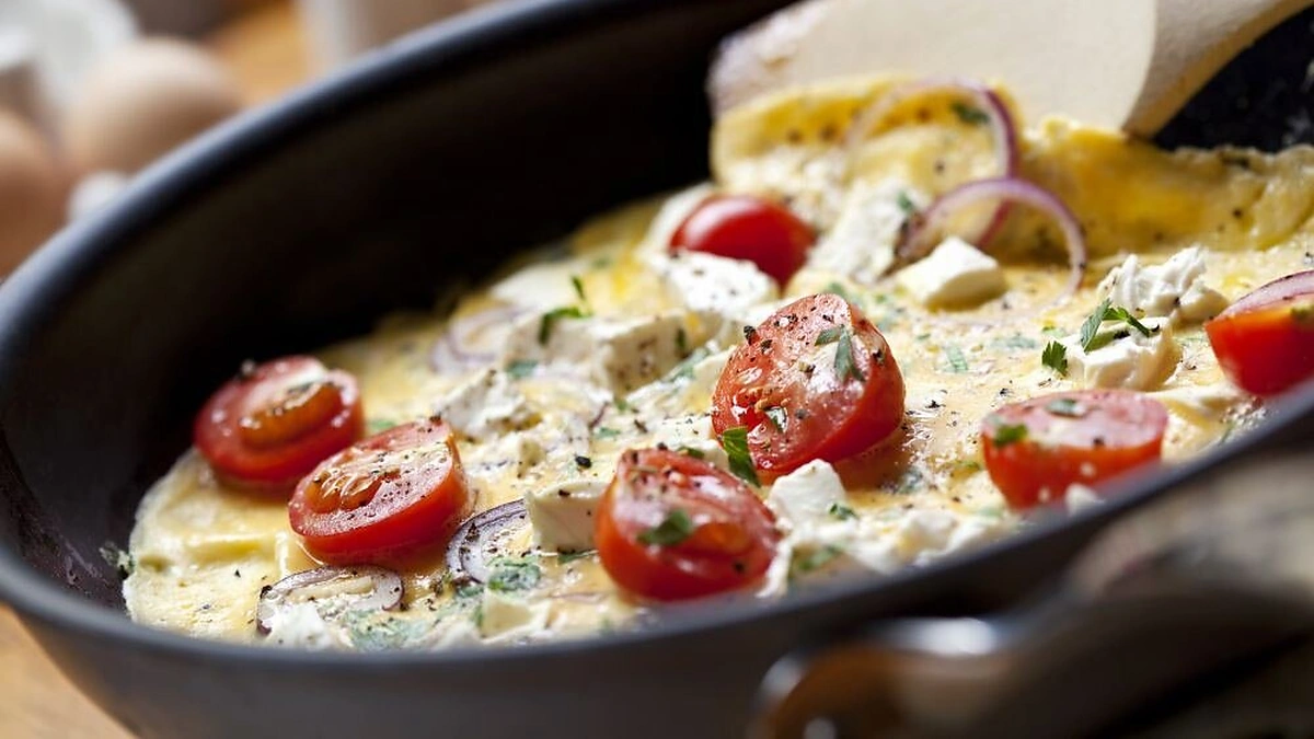 Omletas su daržovėmis