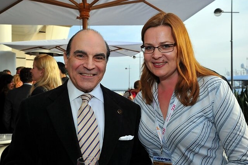 Davidas Suchet ir Junita Budvytienė