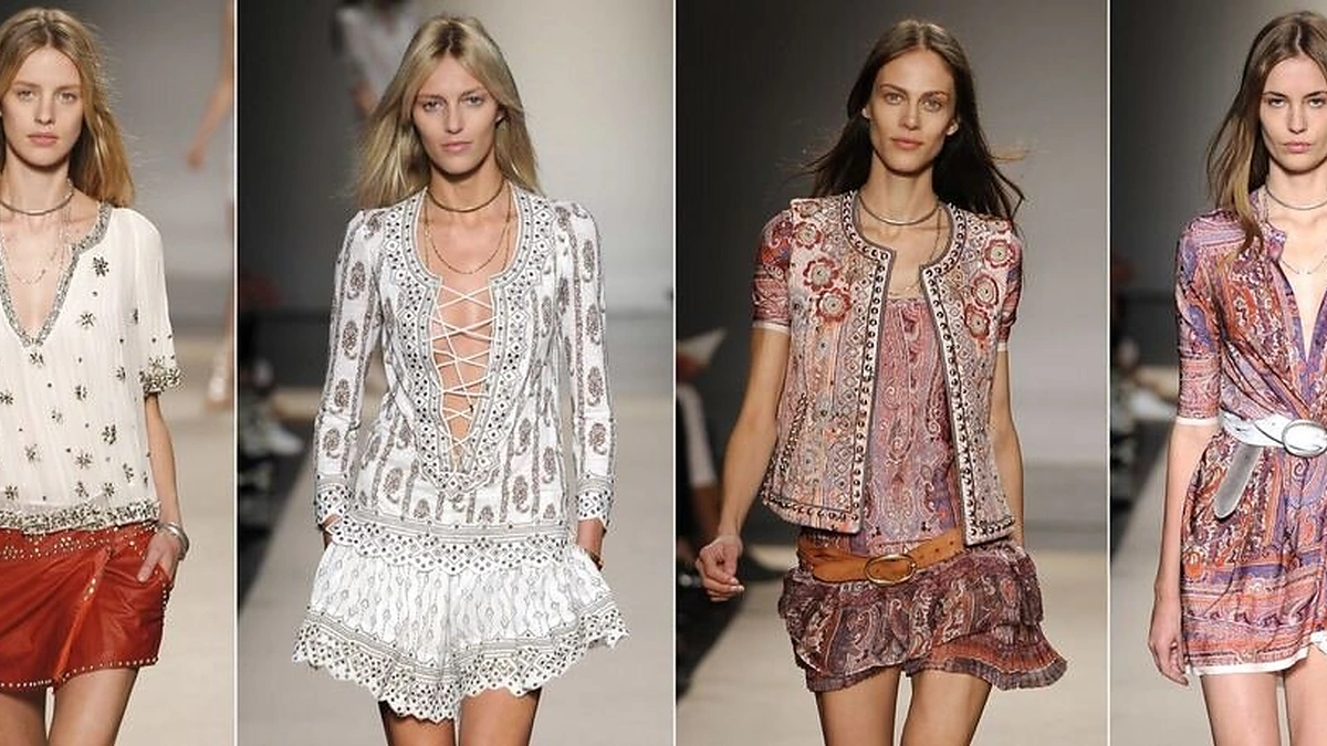 Isabel Marant 2013-ųjų pavasario–vasaros kolekcijos modeliai