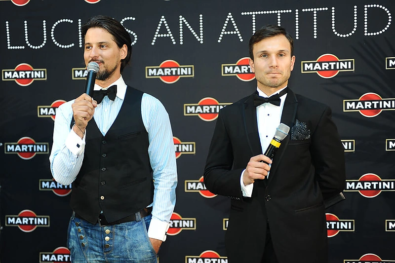 Vytautas Rumšas jaunesnysis ir Vaidas Baumila