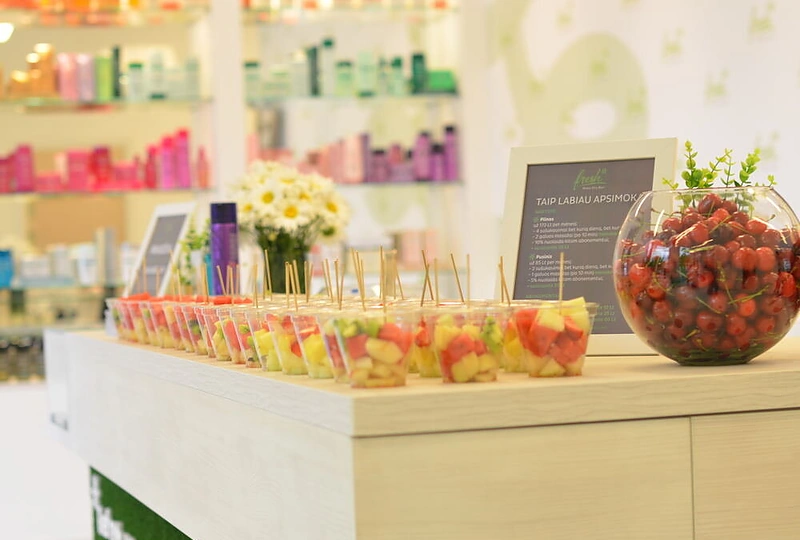 Salono-baro „Fresh blow dry bar“ atidarymas