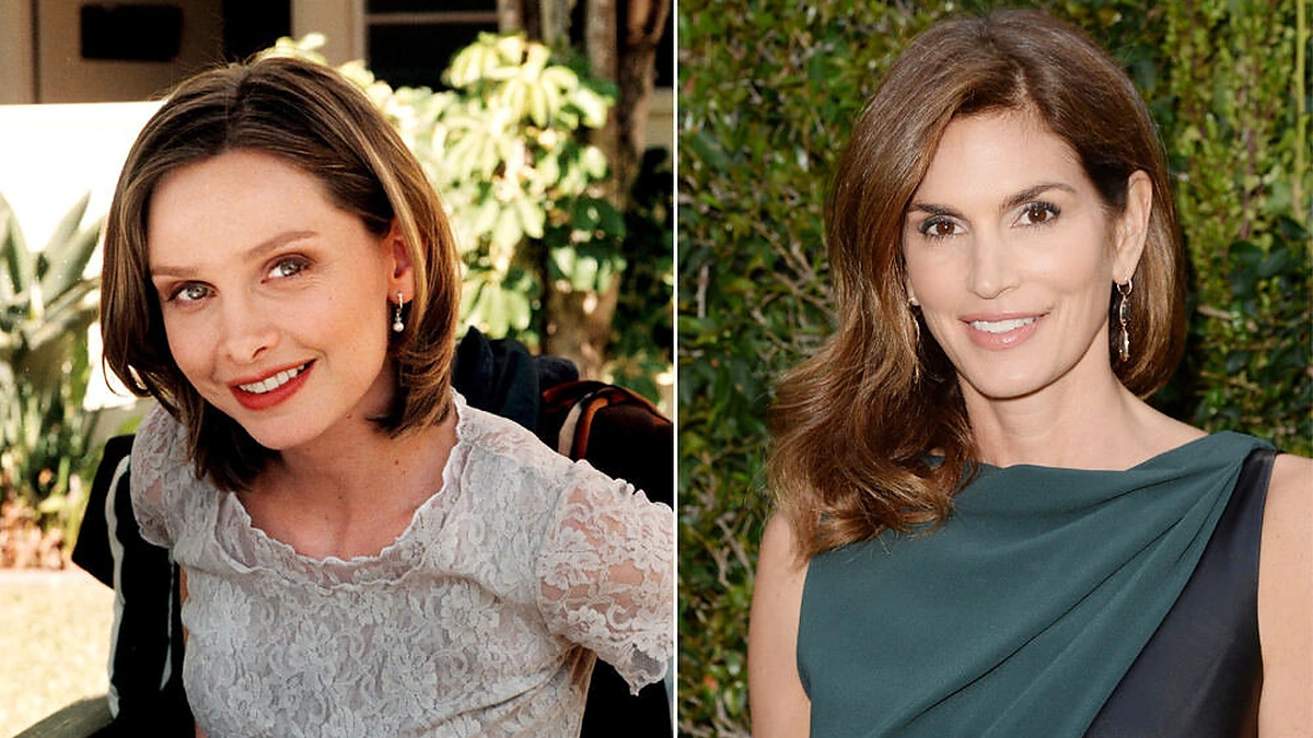 Dvi dešimto dešimtmečio ikonos, įkvėpusios daugelį moterų: Calista Flockhart, vaidinusi seriale Ally McBeal, ir manekenė Cindy Crawford.