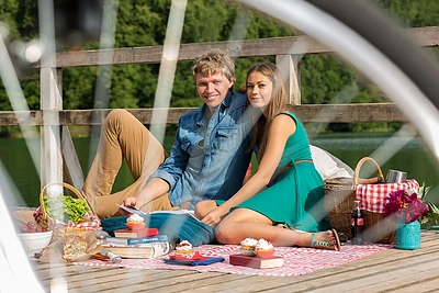 Saldumynus gaminanti Liucina Rimgailė į projektą „Liu Patty“ įtraukė ir Mindaugą Kuzminską su jo mylimąja Egle