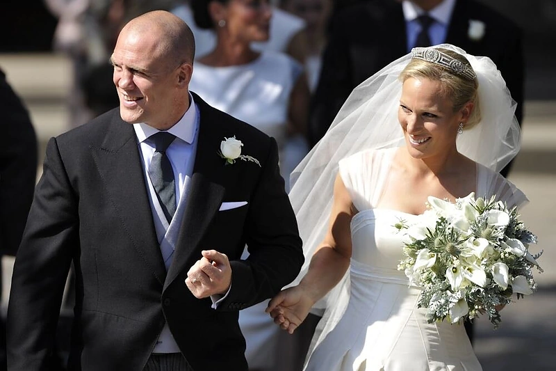 Zara Tindall ir Mike'as Tindallas
