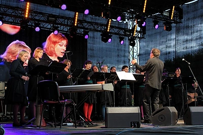 Žagarės vyšnių festivalio akimirka