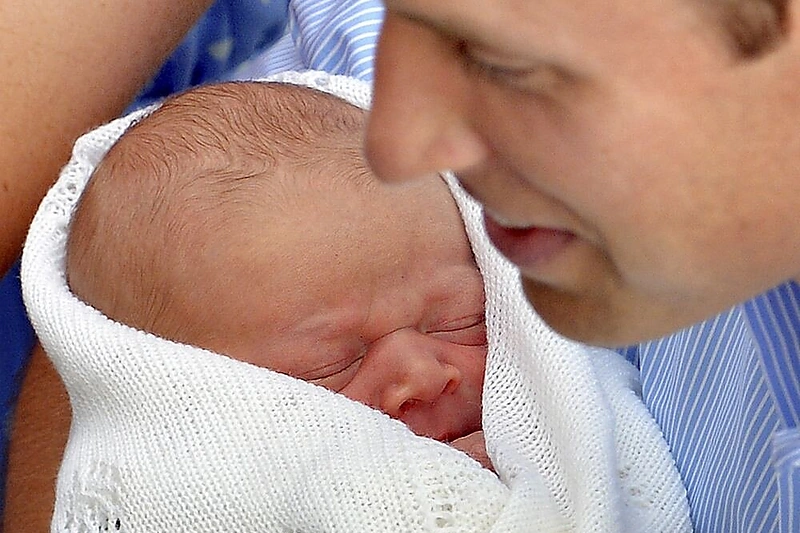 Du būsimieji karaliai: princas Williamas su sūnumi