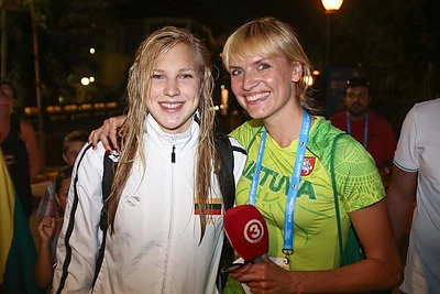 Rūta Meilutytė ir Vlada Musvydaitė