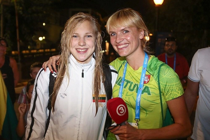 Rūta Meilutytė ir Vlada Musvydaitė
