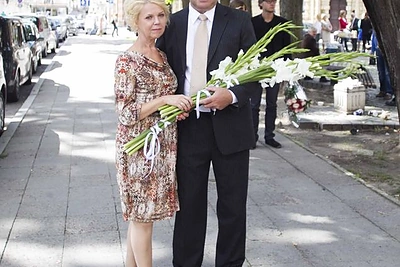 Agnės Kišonaitės ir Manto Kubiliaus vestuvės / Irmanto Gelūno / BNS nuotr.