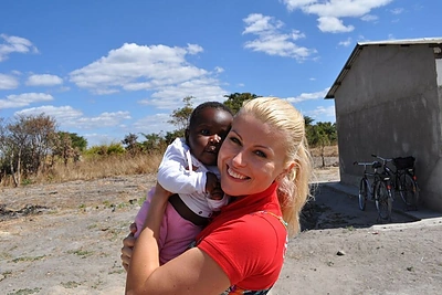 Rūta Mikelkevičiūtė Zambijoje