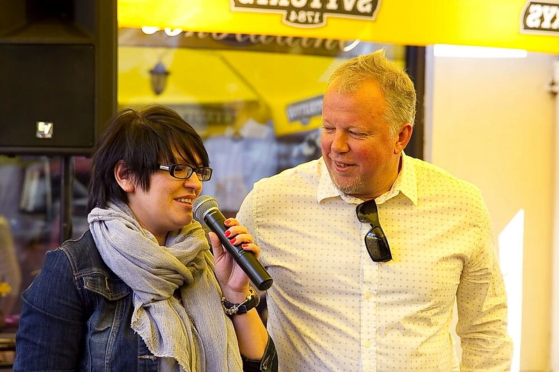 Jurga Klimaitė-Riebling ir Vytaras Radzevičus