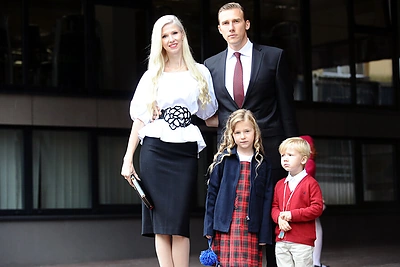 Ingai Stumbrienei Velykų pamiršti neleidžia kiaušinius marginti mėgstantys sūnus Gabrielius ir dukra Estela