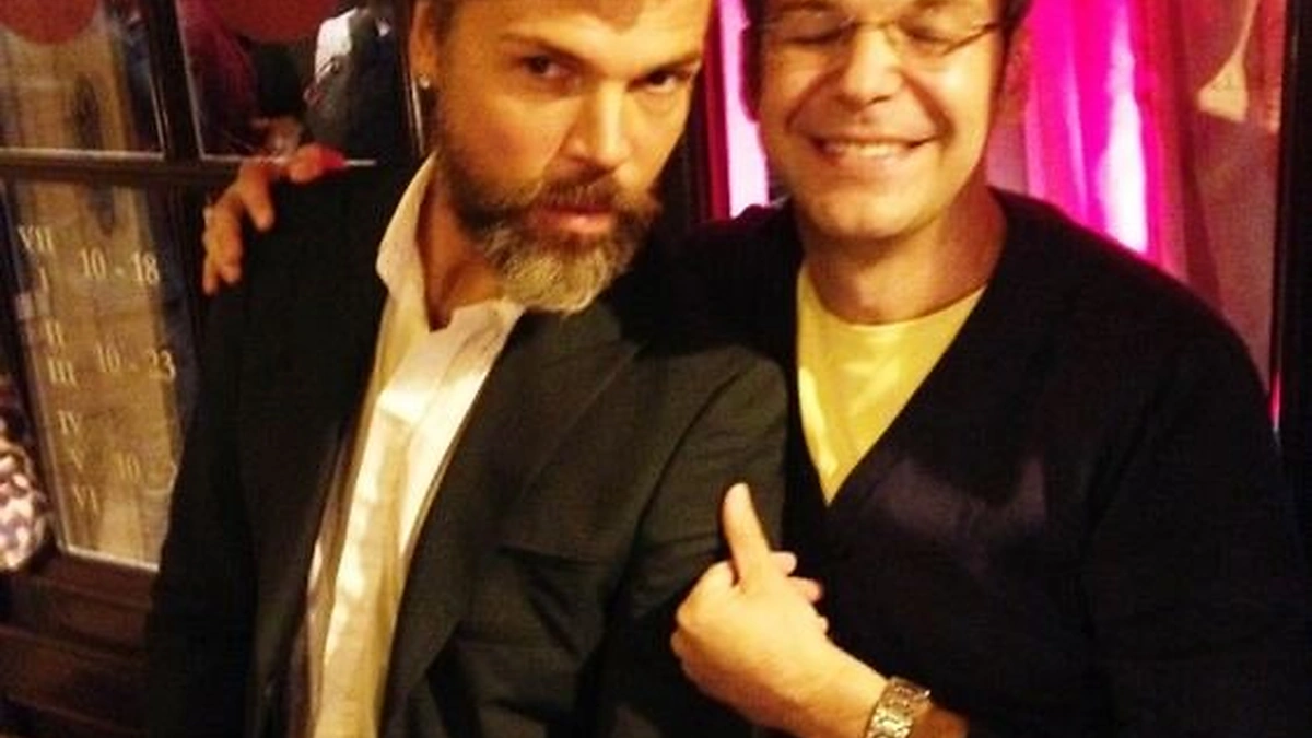 Juoas Statkevičius ir Aras Vėberis