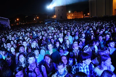 Grupės „Antis“ koncerto akimirka