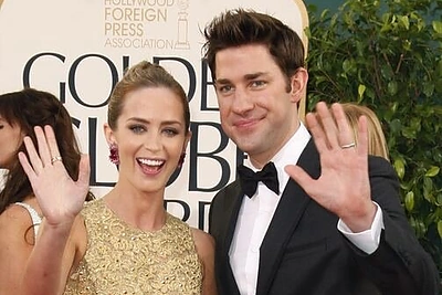 Emily Blunt ir Johnas Krasinski parodė trijų mėnesių dukros nuotrauką