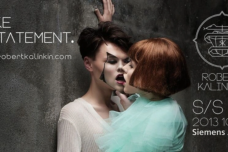 Roberto Kalinkino kolekcijos pristatymo plakatas