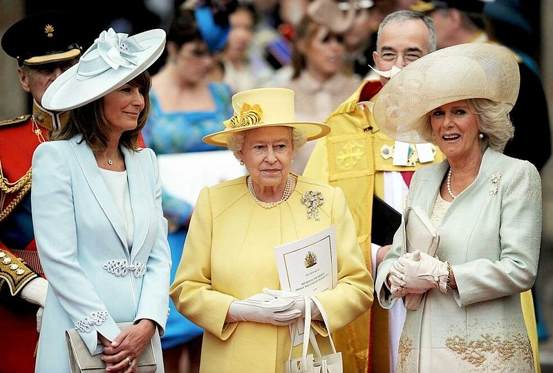 Carole Middleton, Elizabeth II ir Kornvalio hercogienė Camilla