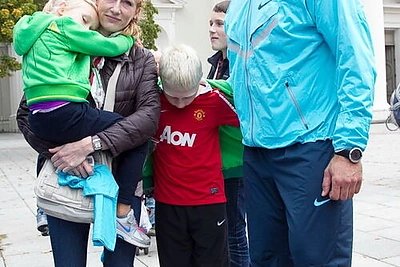 Virgilijus Alekna su šeima