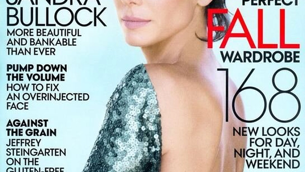 Sandra Bullock ant žurnalo „Vogue“ viršelio