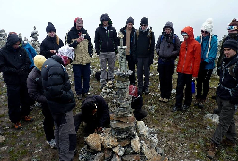 Aistės Strazdaitės kelionės į Nepalą akimirka