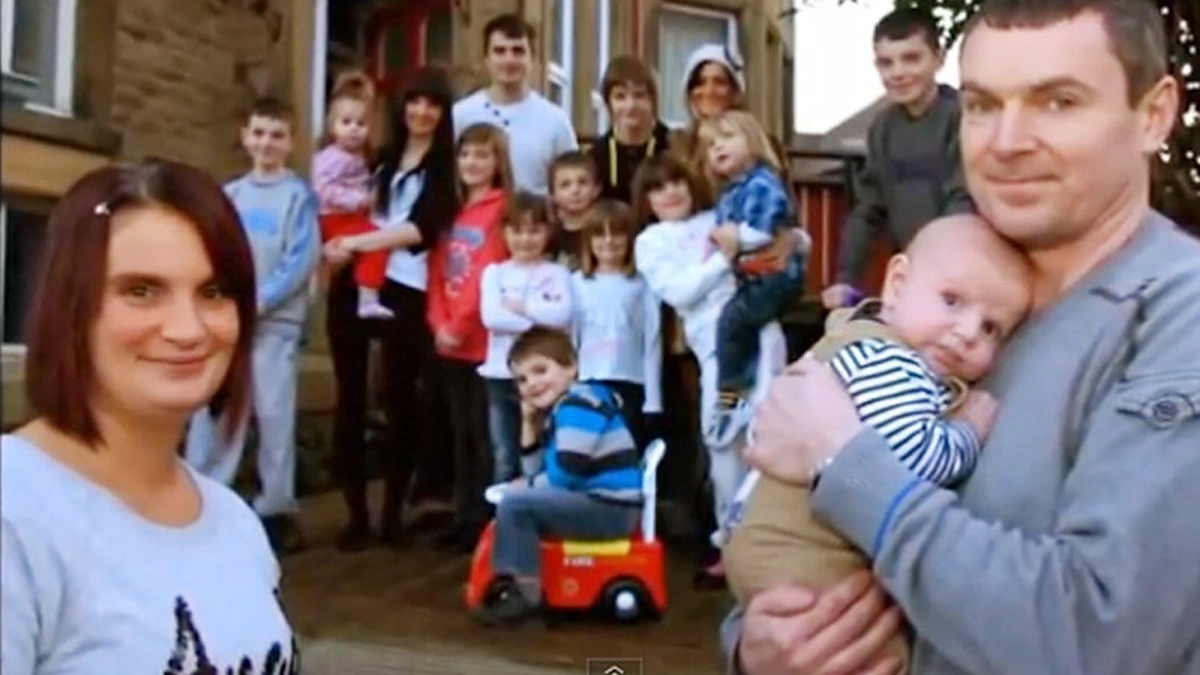 Gausiausia šeima Didžiojoje Britanijoje