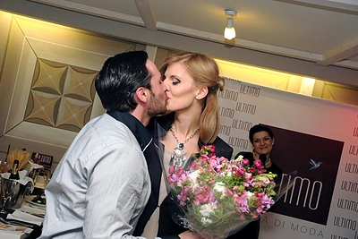 Andrius Kandelis su žmona Milda