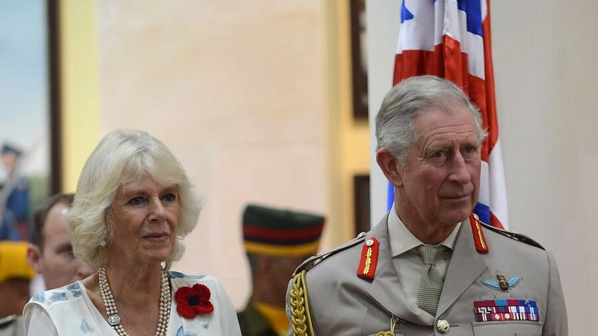 Princas Charlesas su žmona Camilla