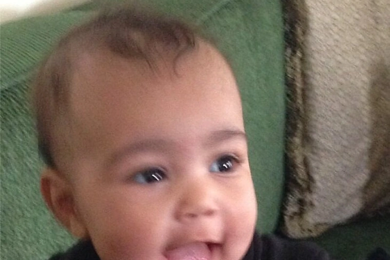 Kim Kardashian ir Kanye Westo dukra North