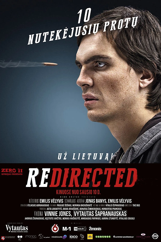 Filmo „Redirected / Už Lietuvą!“ plakatas