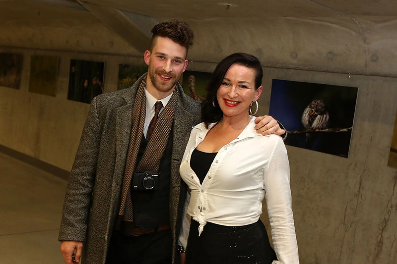 Arina Borunova su sūnum Martynu