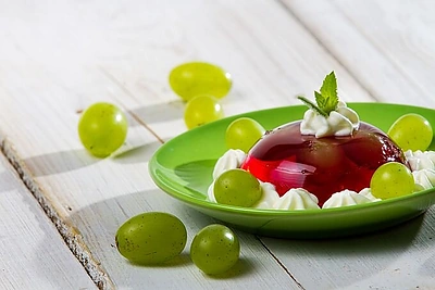 Želė su vynuogėmis