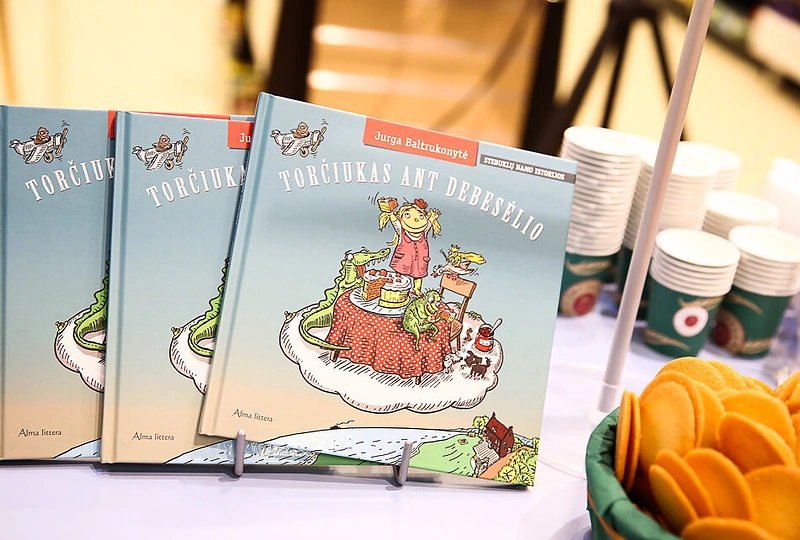 Knygos „Torčiukas ant debesėlio“ pristatymo akimirka