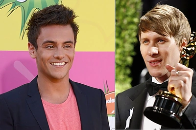 Rūtos Meilutytės bičiulis plaukikas Tomas Daley susitikinėja su 20 metų vyresniu scenaristu Dustinu Lance'u Blacku