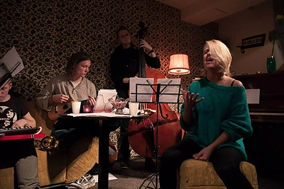 Gerai Gerai akustinio koncerto akimirka